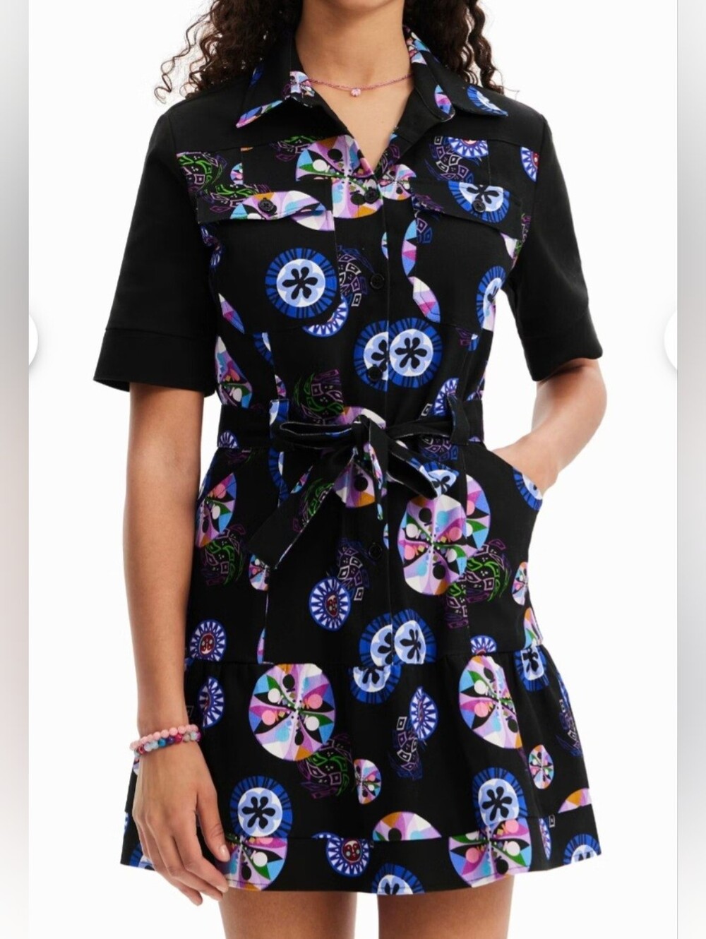 Desigual M. Christian Lacroix short ball shirt dress Size: XS